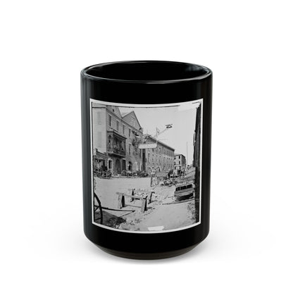 Charleston, S.C. Archibald Mcleish's Vulcan Iron Works And Other Houses On Cumberland Street (U.S. Civil War) Black Coffee Mug