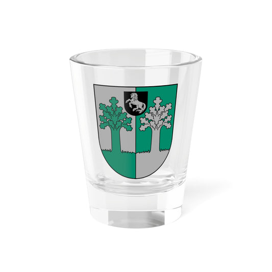 Ilūkstes apriņķa ģerbonis (Latvia) (Coat of Arms) Shot Glass 1.5oz