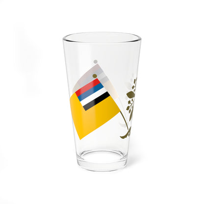 Emblem of Manchukuo (Coat of Arms) Pint Glass 16oz
