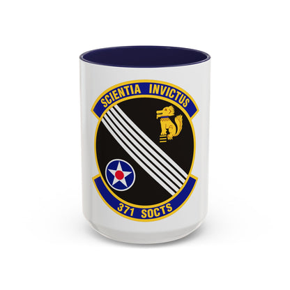 371 Special Operations Combat Training Squadron AFSOC (U.S. Air Force) Accent Coffee Mug