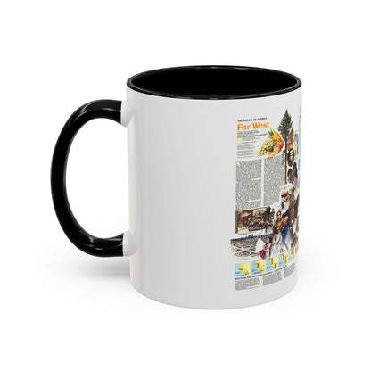 USA - Far West 2 (1984) (Map) Accent Coffee Mug