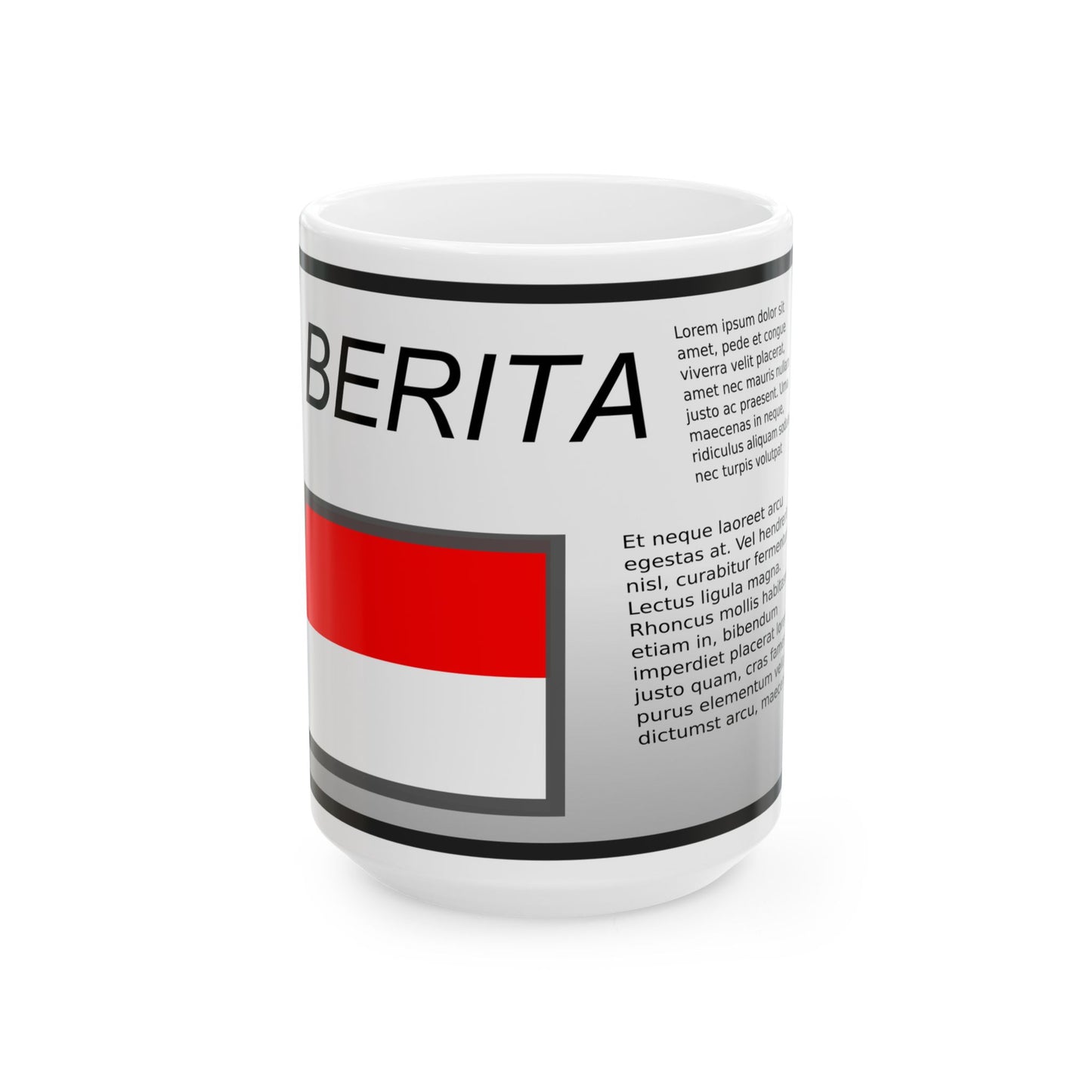 Berita Indonesia (Indonesia) White Coffee Mug