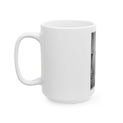 Portrait Of Commander Matthew F. Maury, Officer Of The Confederate Navy (U.S. Civil War) White Coffee Mug