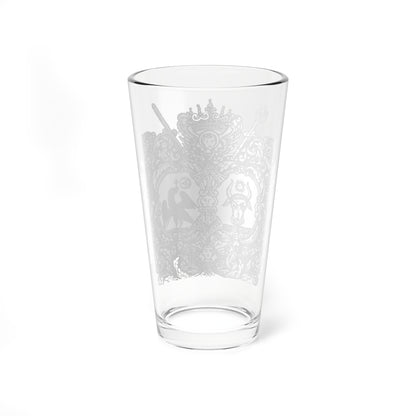 Coats of arms of Moldavia and Wallachia (Oman) (Coat of Arms) Pint Glass 16oz