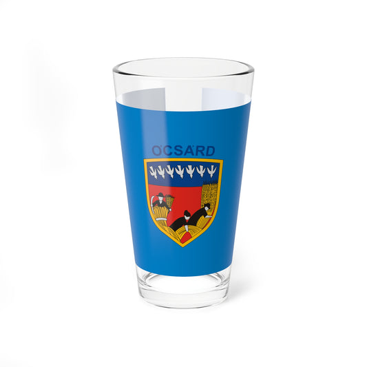 Flag of Ocsard (Hungary) Pint Glass 16oz