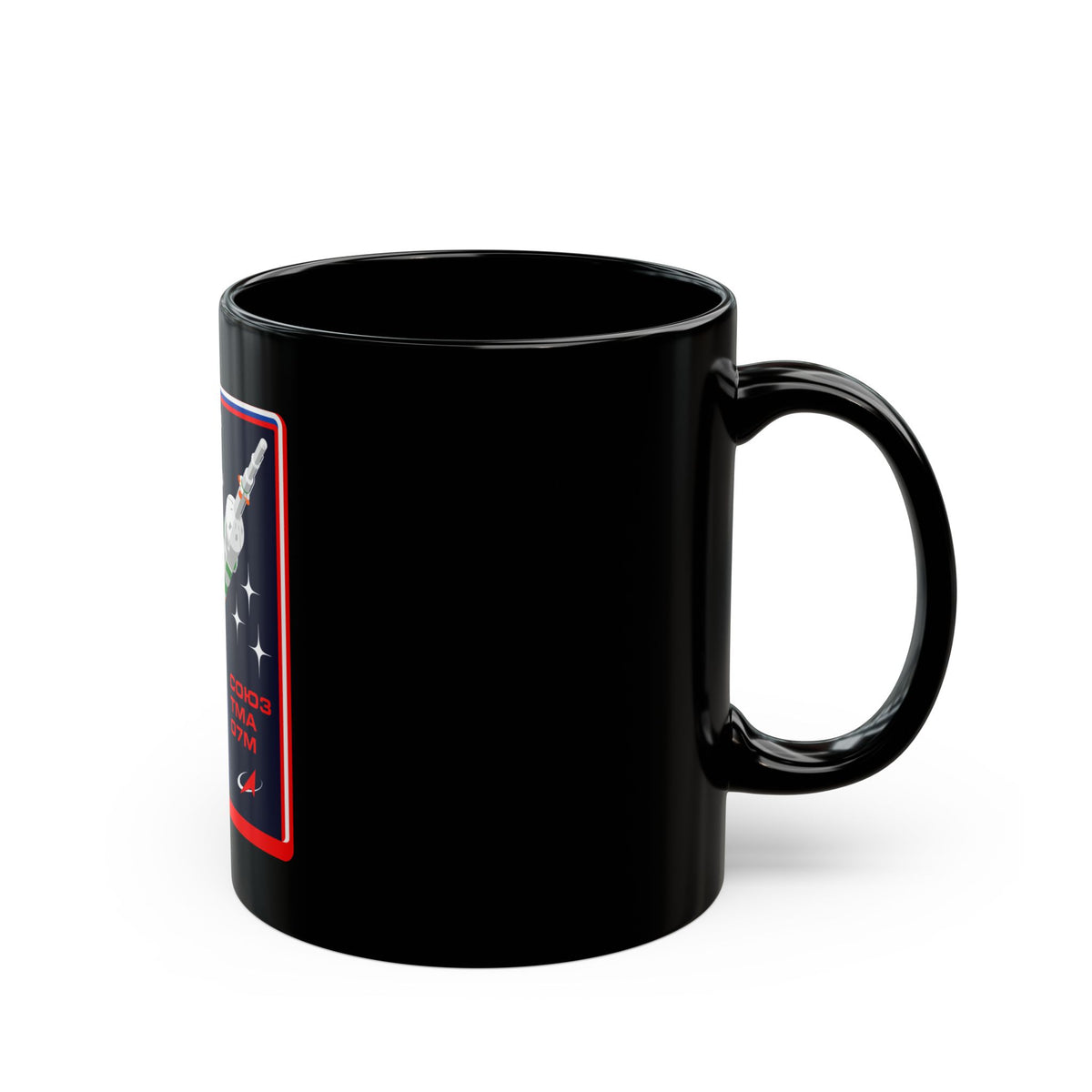 Soyuz TMA-07M (Soyuz Programme) Black Coffee Mug