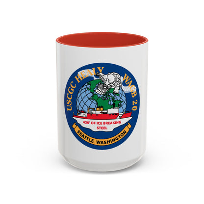 USCGC Healy WAGB 20 Seattle Wash (U.S. Coast Guard) Accent Coffee Mug