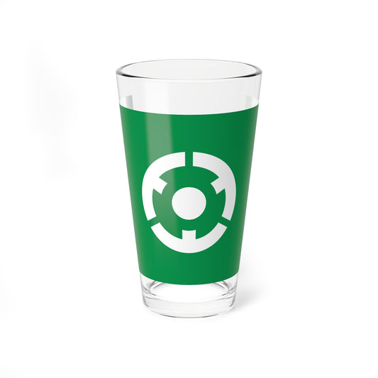 Flag of Tomioka Fukushima (Japan) Pint Glass 16oz