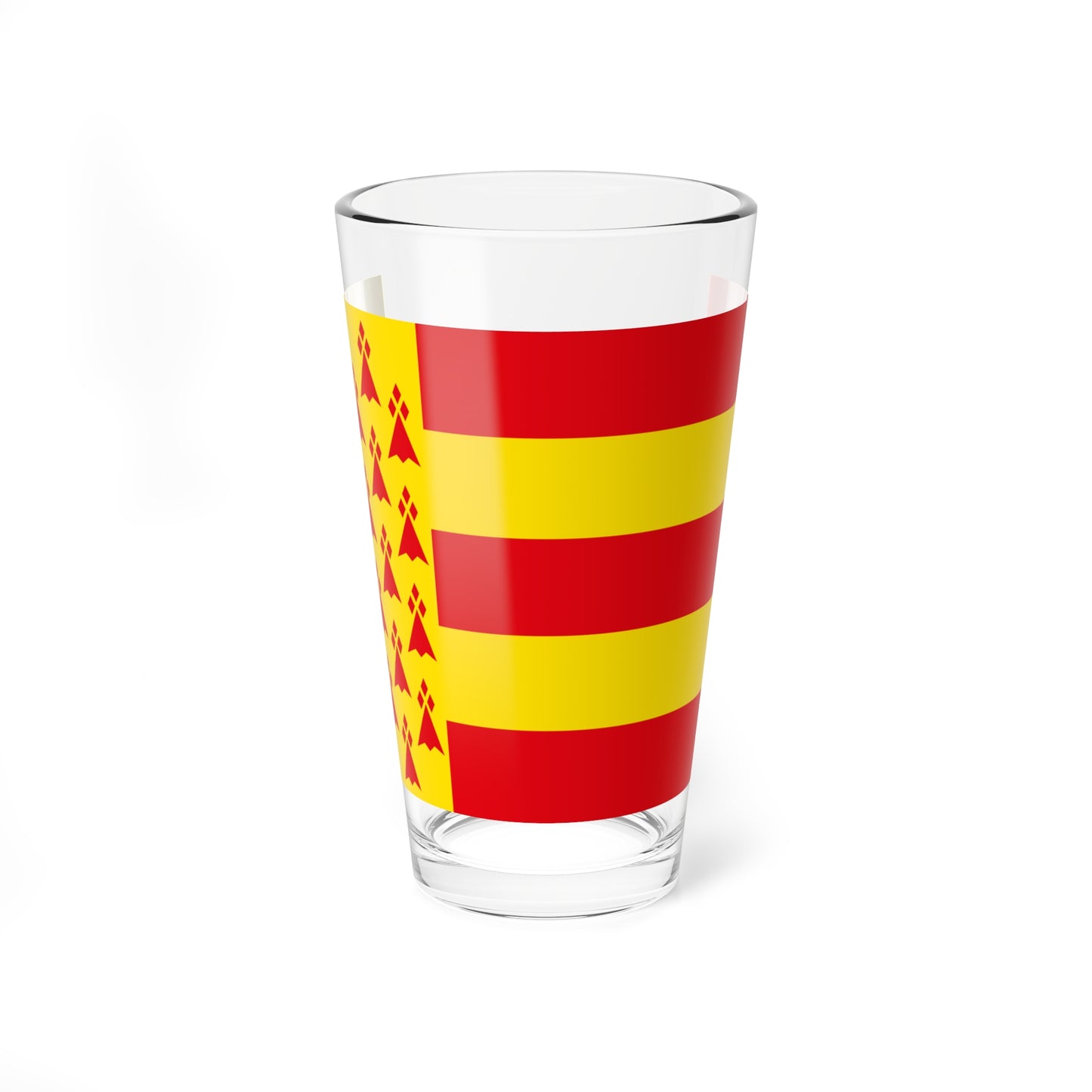 Pays Bigouden traditional district flag (France) Pint Glass 16oz