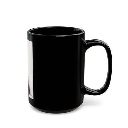 Francine York #05 (Vintage Female Icon) Black Coffee Mug-Go Mug Yourself