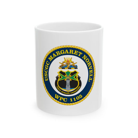 USCGC Margaret Norvell WPC 1105 (U.S. Coast Guard) White Coffee Mug