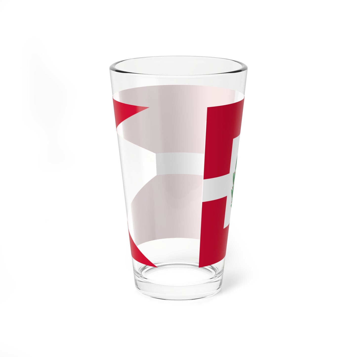 Navy Rank Flag of General Admiral Denmark (Denmark) Pint Glass 16oz