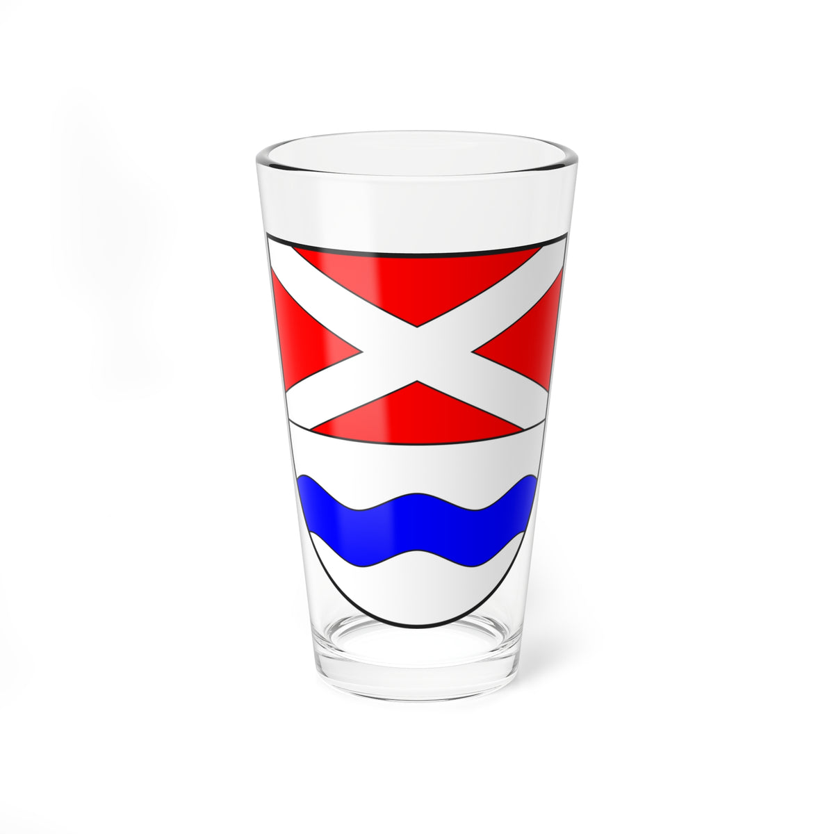 Ruis Kreis wappen (Switzerland) (Coat of Arms) Pint Glass 16oz
