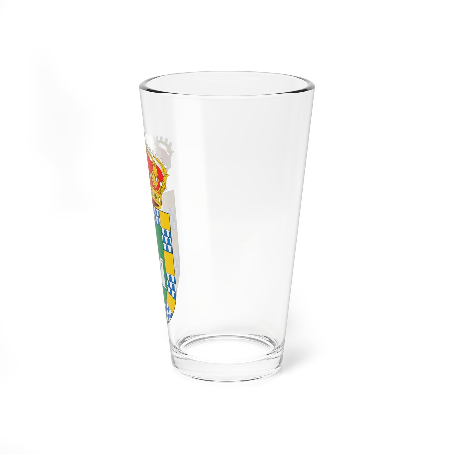 Escudo de Alfoz (Spain) (Coat of Arms) Pint Glass 16oz