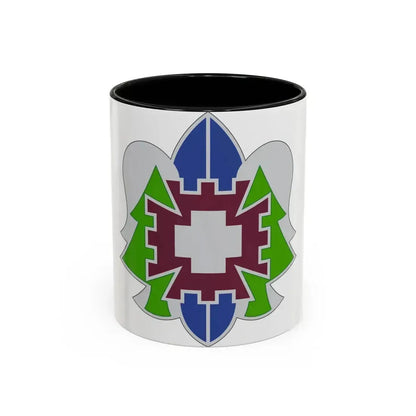 332 Medical Brigade 2 (U.S. Army) Accent Coffee Mug 11oz Black - Go Mug Yourself