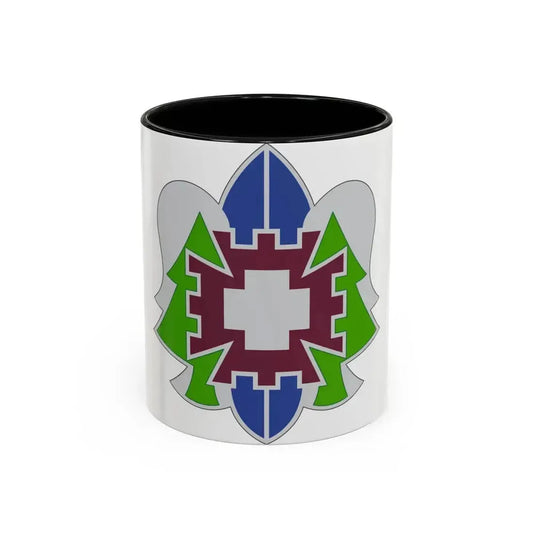 332 Medical Brigade 2 (U.S. Army) Accent Coffee Mug 11oz Black - Go Mug Yourself