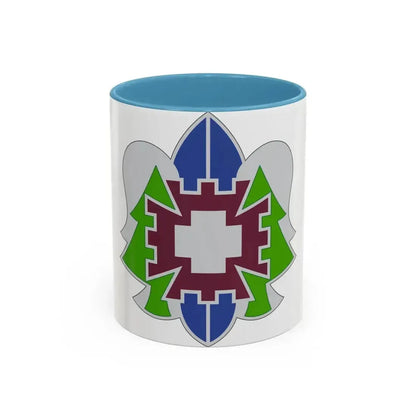 332 Medical Brigade 2 (U.S. Army) Accent Coffee Mug 11oz Light Blue - Go Mug Yourself