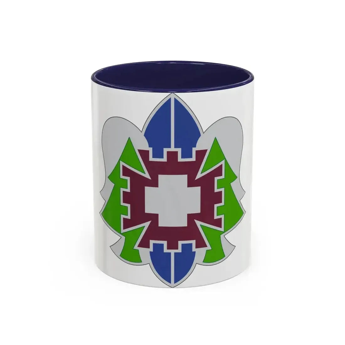 332 Medical Brigade 2 (U.S. Army) Accent Coffee Mug 11oz Navy - Go Mug Yourself
