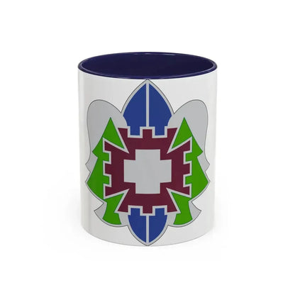 332 Medical Brigade 2 (U.S. Army) Accent Coffee Mug 11oz Navy - Go Mug Yourself