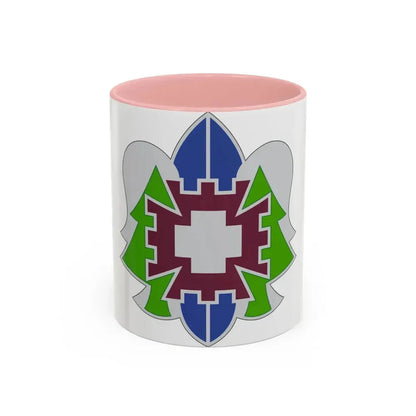 332 Medical Brigade 2 (U.S. Army) Accent Coffee Mug 11oz Pink - Go Mug Yourself