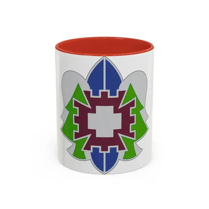 332 Medical Brigade 2 (U.S. Army) Accent Coffee Mug 11oz Red - Go Mug Yourself