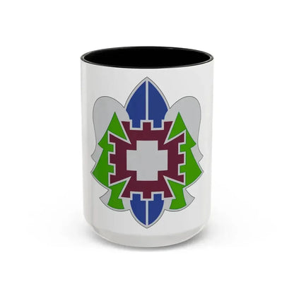 332 Medical Brigade 2 (U.S. Army) Accent Coffee Mug 15oz Black - Go Mug Yourself