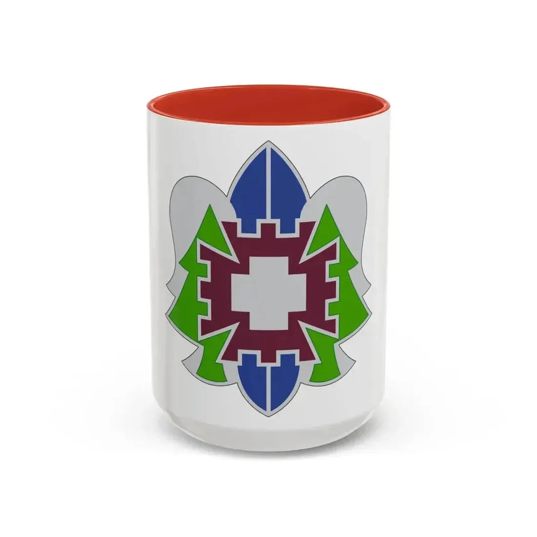 332 Medical Brigade 2 (U.S. Army) Accent Coffee Mug 15oz Red - Go Mug Yourself