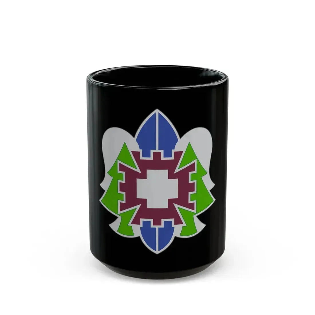 332 Medical Brigade 2 (U.S. Army) Black Coffee Mug 15oz - Go Mug Yourself