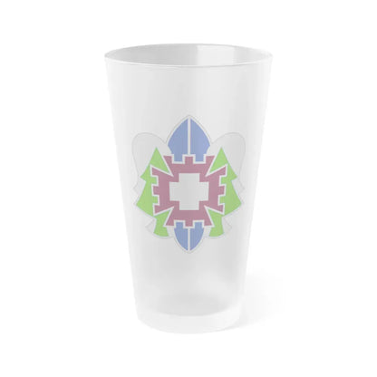 332 Medical Brigade 2 (U.S. Army) Frosted Pint Glass 16oz Default Title - Go Mug Yourself