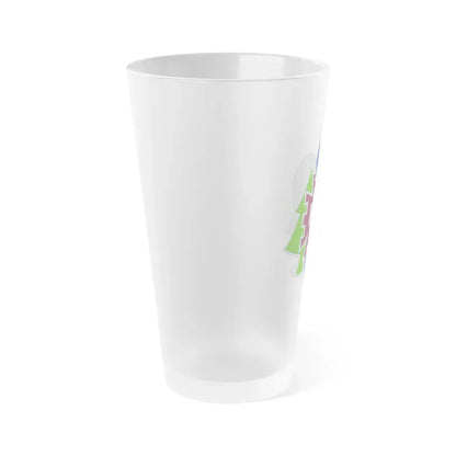 332 Medical Brigade 2 (U.S. Army) Frosted Pint Glass 16oz - Go Mug Yourself