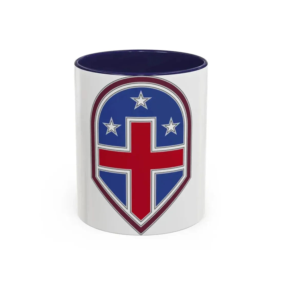 332 Medical Brigade 3 (U.S. Army) Accent Coffee Mug 11oz Navy - Go Mug Yourself