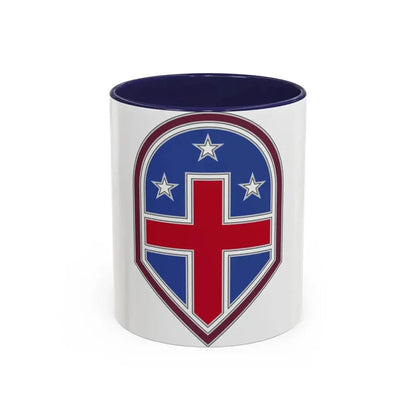 332 Medical Brigade 3 (U.S. Army) Accent Coffee Mug 11oz Navy - Go Mug Yourself