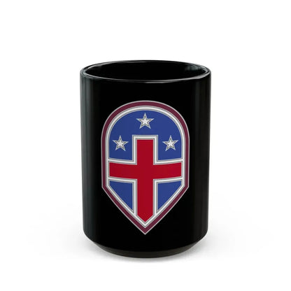 332 Medical Brigade 3 (U.S. Army) Black Coffee Mug 15oz - Go Mug Yourself
