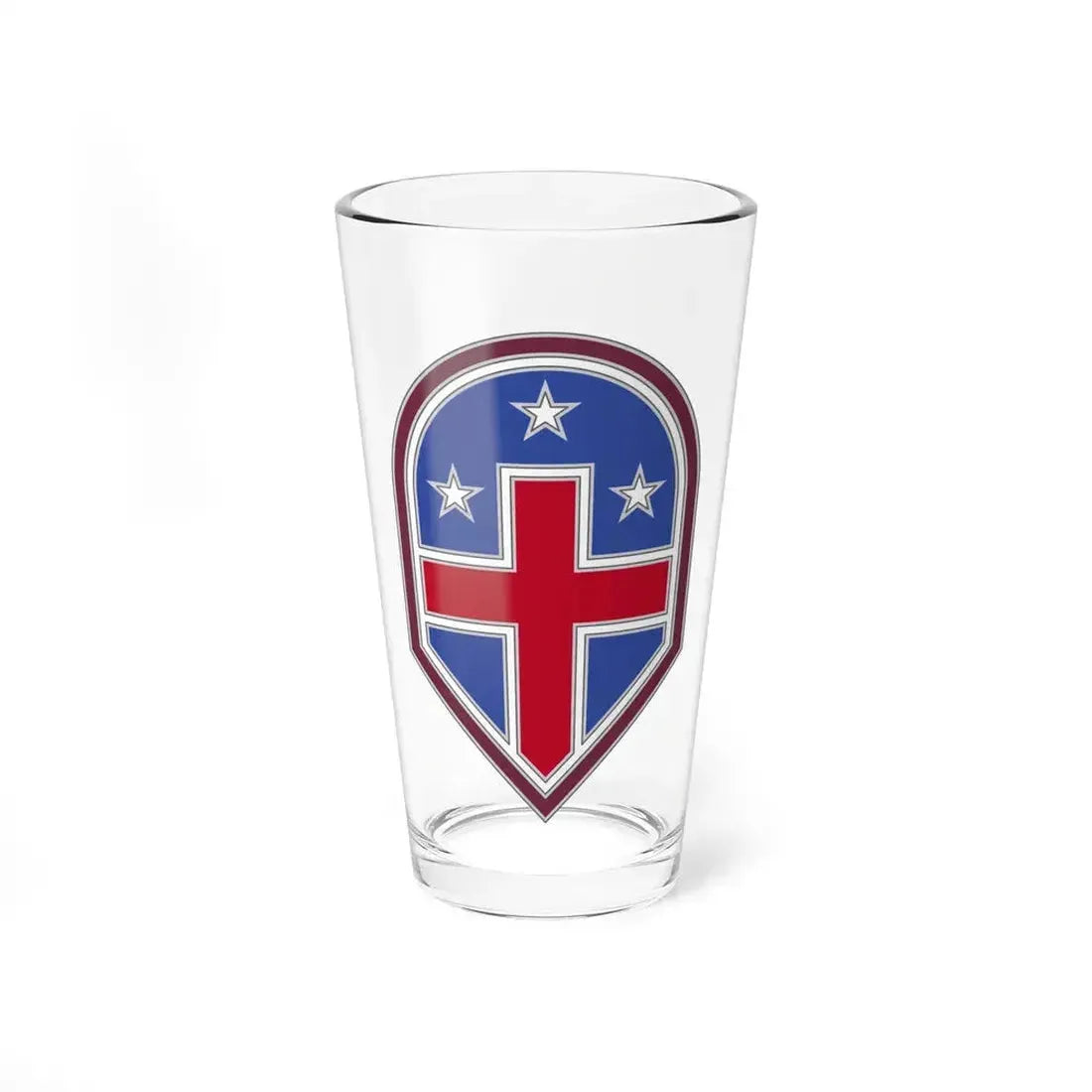 332 Medical Brigade 3 (U.S. Army) Pint Glass 16oz 16oz - Go Mug Yourself
