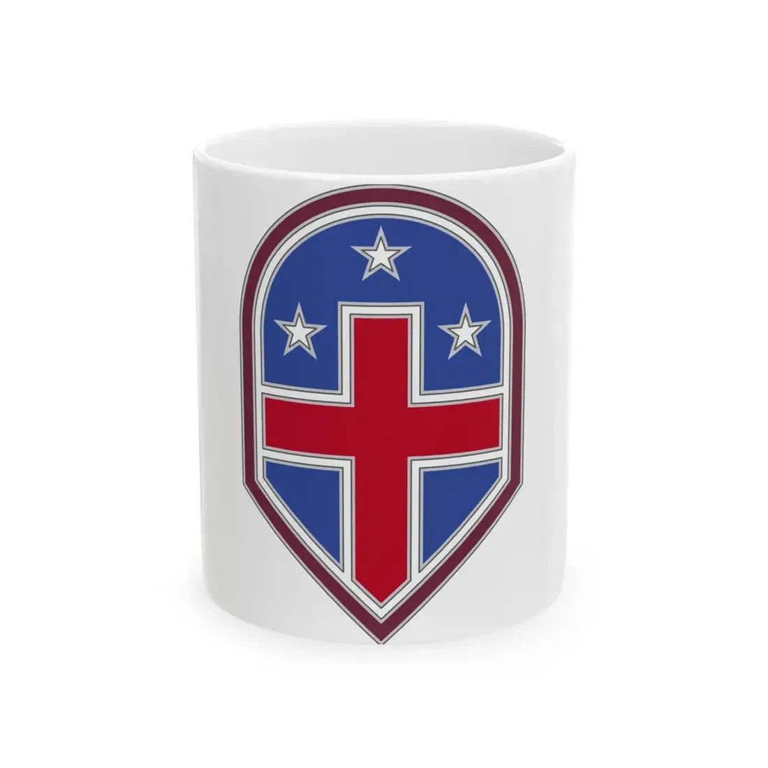 332 Medical Brigade 3 (U.S. Army) White Coffee Mug 11oz - Go Mug Yourself