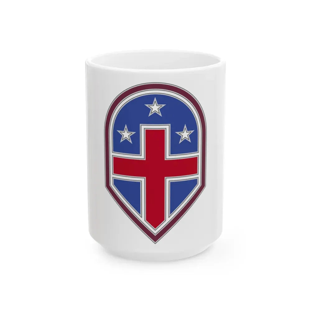 332 Medical Brigade 3 (U.S. Army) White Coffee Mug 15oz - Go Mug Yourself
