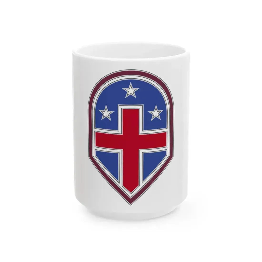 332 Medical Brigade 3 (U.S. Army) White Coffee Mug 15oz - Go Mug Yourself