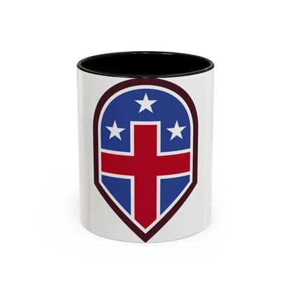 332 Medical Brigade (U.S. Army) Accent Coffee Mug 11oz Black - Go Mug Yourself