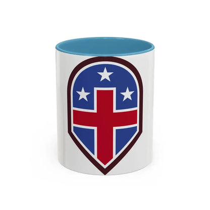 332 Medical Brigade (U.S. Army) Accent Coffee Mug 11oz Light Blue - Go Mug Yourself