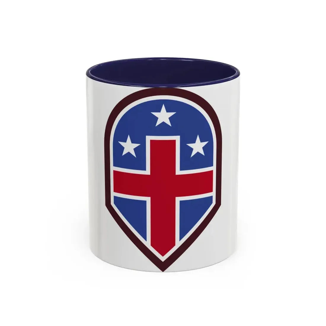 332 Medical Brigade (U.S. Army) Accent Coffee Mug 11oz Navy - Go Mug Yourself