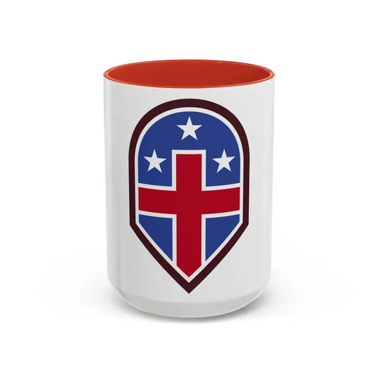 332 Medical Brigade (U.S. Army) Accent Coffee Mug 11oz Red - Go Mug Yourself
