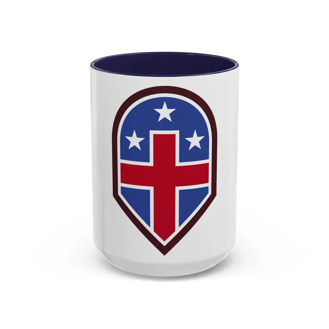 332 Medical Brigade (U.S. Army) Accent Coffee Mug 15oz Navy - Go Mug Yourself