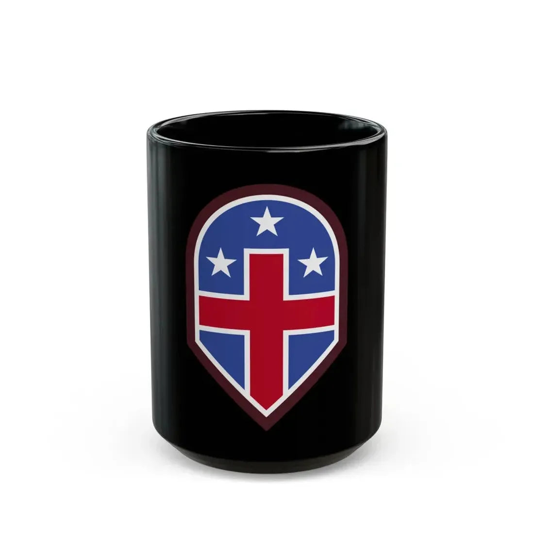 332 Medical Brigade (U.S. Army) Black Coffee Mug 15oz - Go Mug Yourself