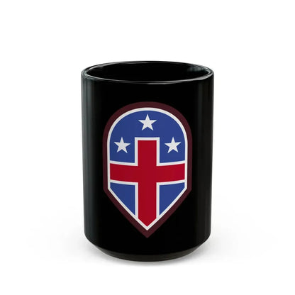 332 Medical Brigade (U.S. Army) Black Coffee Mug 15oz - Go Mug Yourself