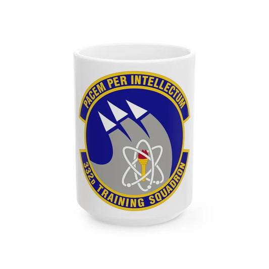 332 Training Squadron AETC (U.S. Air Force) White Coffee Mug-15oz-Go Mug Yourself