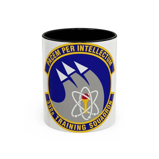 332 Training Squadron AETC (U.S. Air Force) Accent Coffee Mug 11oz Black - Go Mug Yourself