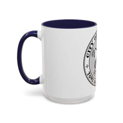 Seal of Chicopee Massachusetts - Accent Coffee Mug