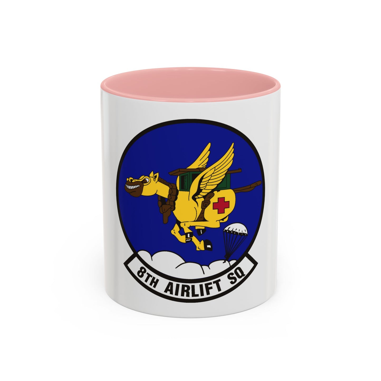 8th Airlift Squadron (U.S. Air Force) Accent Coffee Mug