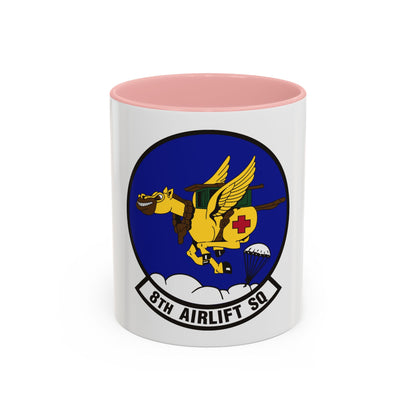 8th Airlift Squadron (U.S. Air Force) Accent Coffee Mug