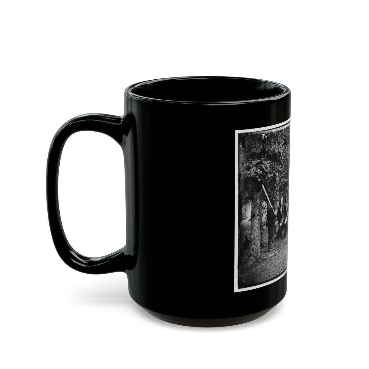 Bealeton, Va. Drum Corps, 93d New York Infantry (U.S. Civil War) Black Coffee Mug